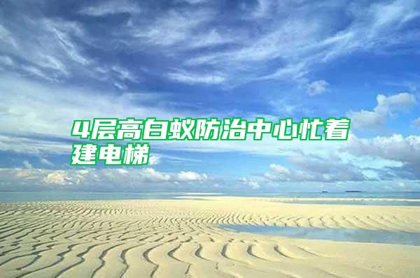 4层高白蚁防治中心忙着建电梯