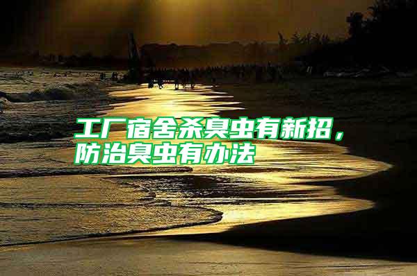 工厂宿舍杀臭虫有新招，防治臭虫有办法