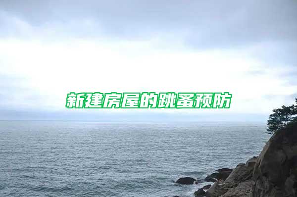 新建房屋的跳蚤预防