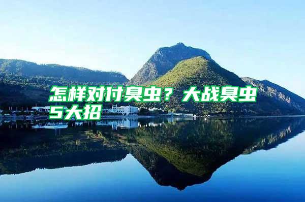 怎样对付臭虫？大战臭虫5大招