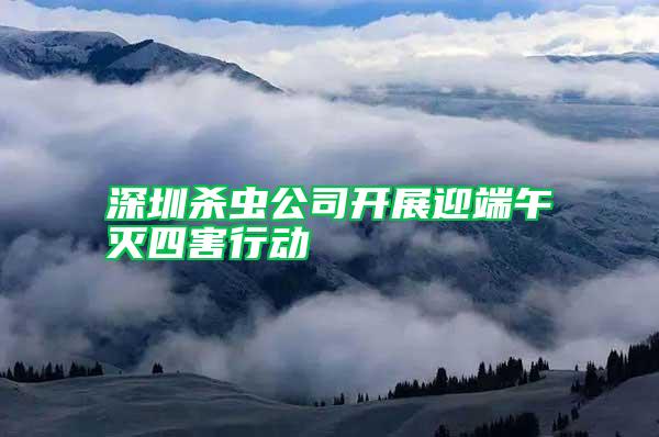 深圳杀虫公司开展迎端午灭四害行动