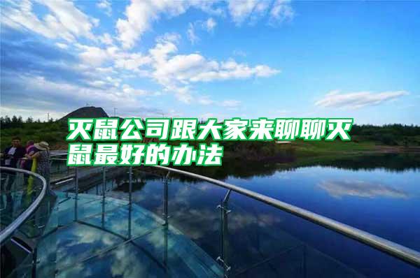 灭鼠公司跟大家来聊聊灭鼠最好的办法