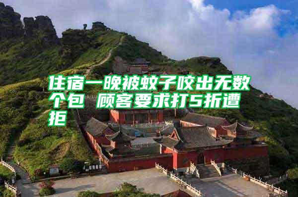 住宿一晚被蚊子咬出无数个包 顾客要求打5折遭拒