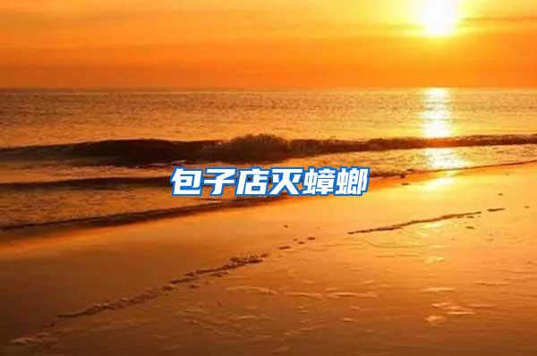 包子店灭蟑螂