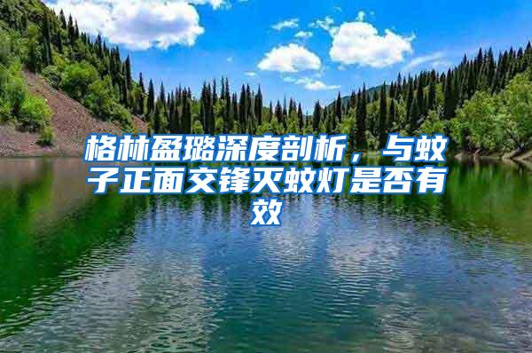 格林盈璐深度剖析，与蚊子正面交锋灭蚊灯是否有效