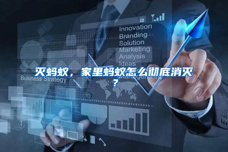 灭蚂蚁，家里蚂蚁怎么彻底消灭？