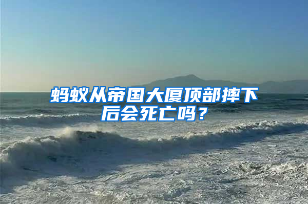 蚂蚁从帝国大厦顶部摔下后会死亡吗？